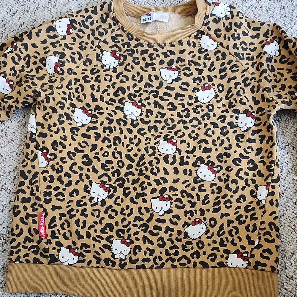 ZARA HELLO  KITTY used sweatshirt. SZ 13/14